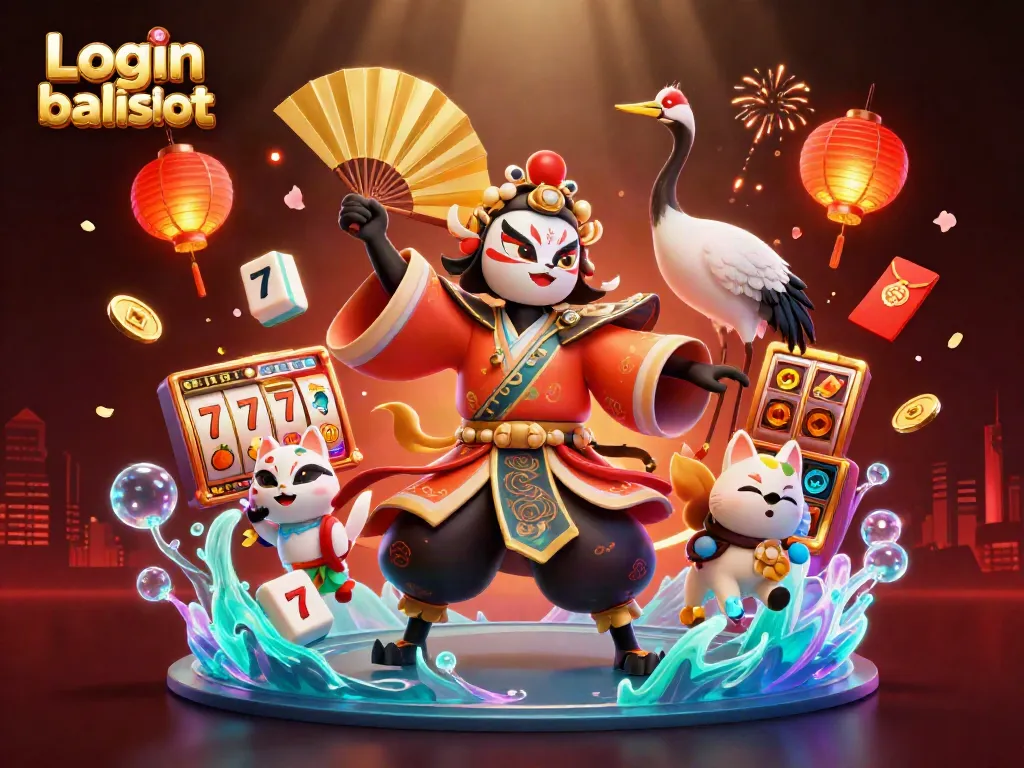 Embark on a thrilling journey at Login balislot with vibrant 3D casino elements and enchanting characters.