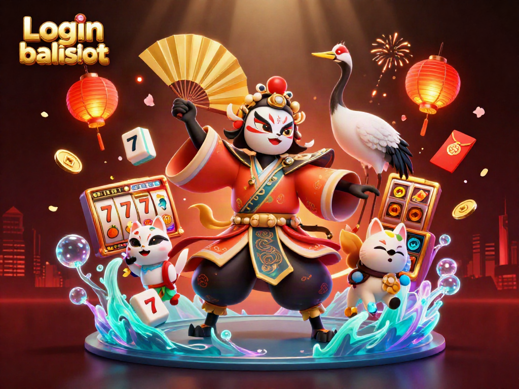 Embark on a thrilling journey at Login balislot with vibrant 3D casino elements and enchanting characters.