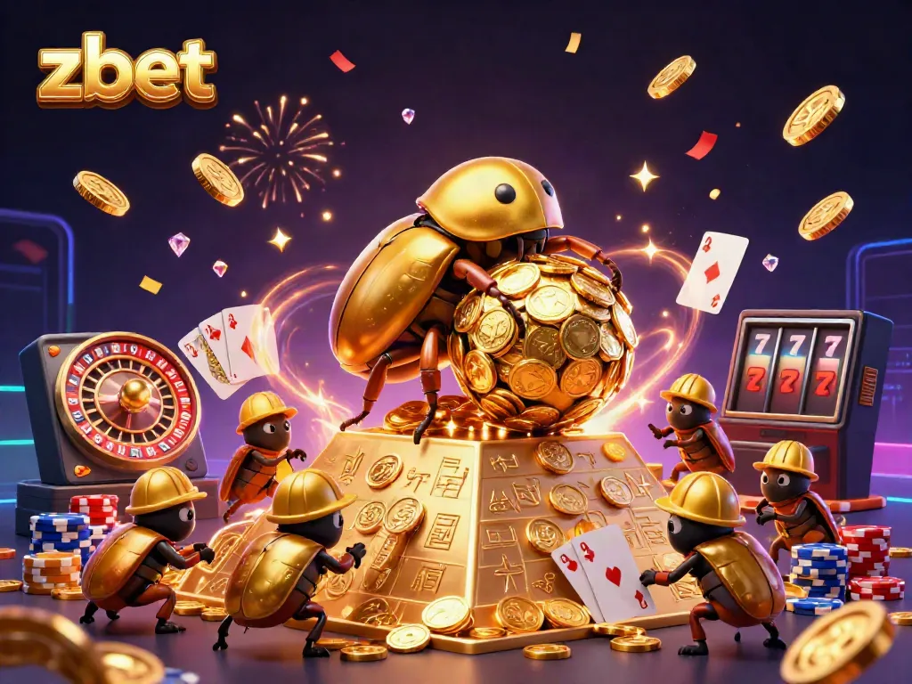 Experience winning thrills at zbet with vibrant gaming elements and dynamic celebrations.