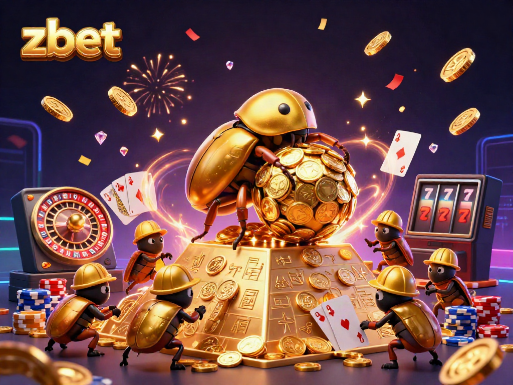 Experience winning thrills at zbet with vibrant gaming elements and dynamic celebrations.