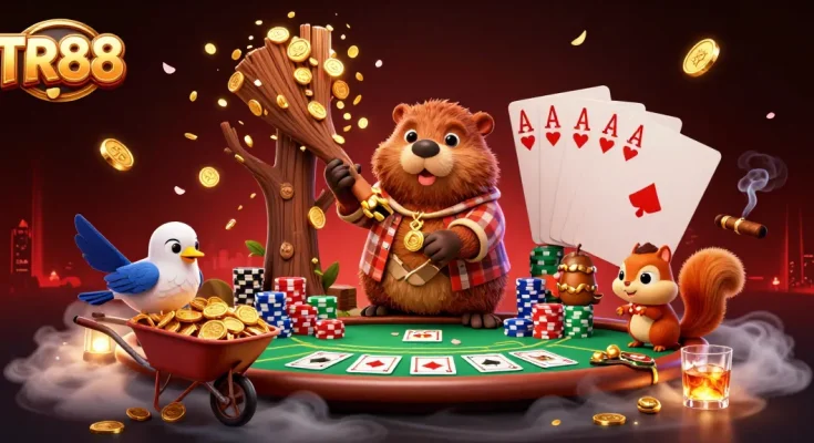 Experience TR88's exciting gameplay with lively characters and rich casino themes.